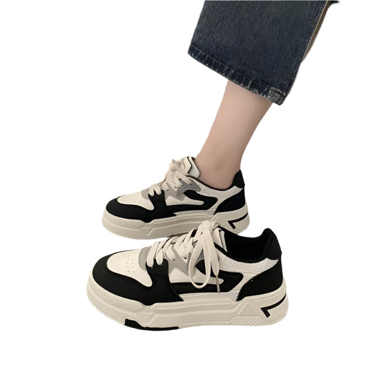 Dämpande Färgglada Sneakers Med Snörning För Dam | Perfekt för avslappnade dagar