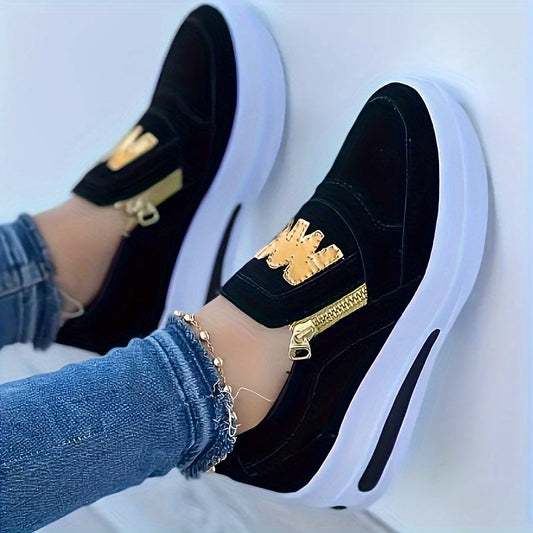 Elegant Trendy Wedge Sneakers for Dame | Idealisk för vardagsbruk