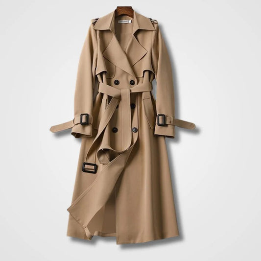 Elegant vårrenchcoat för kvinnor - för kvinnor | perfekt för formella tillfällen