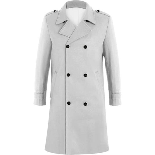 Trenchcoat med uppfällbar krage - Elegant - Fashionabel - Idealisk för höst/vinter